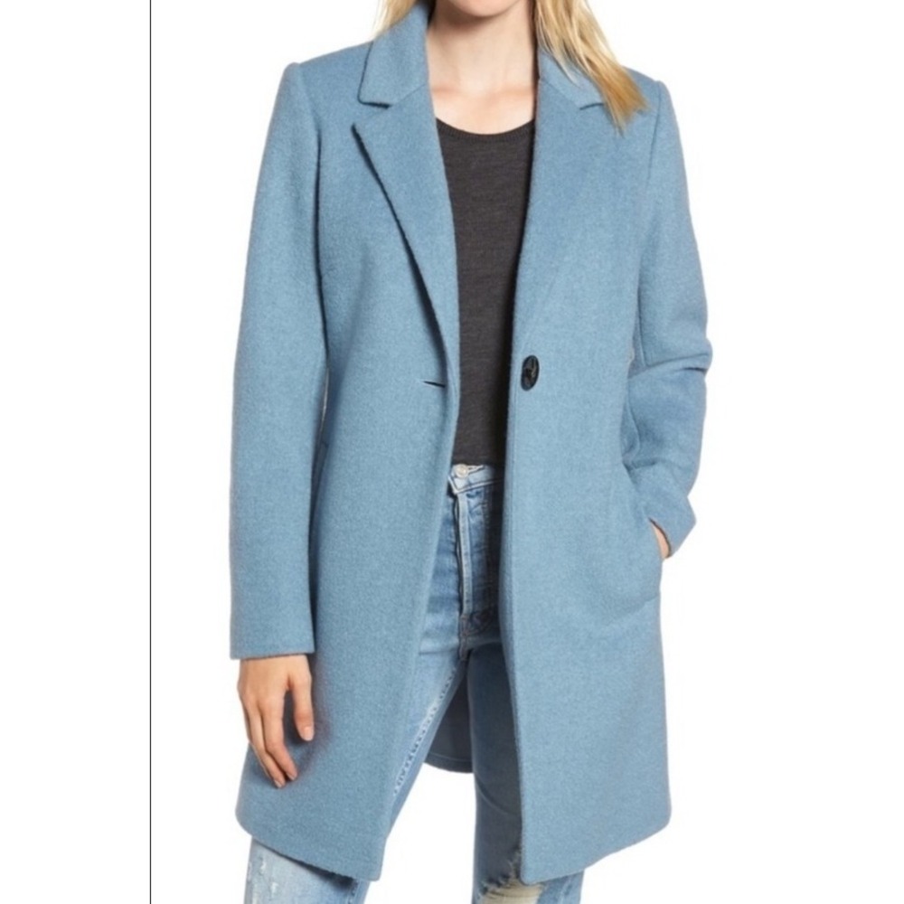 Sam Edelman Peacoat Blazer Coat with Patch‎ Pocket size 10 Heavy Winter Wool